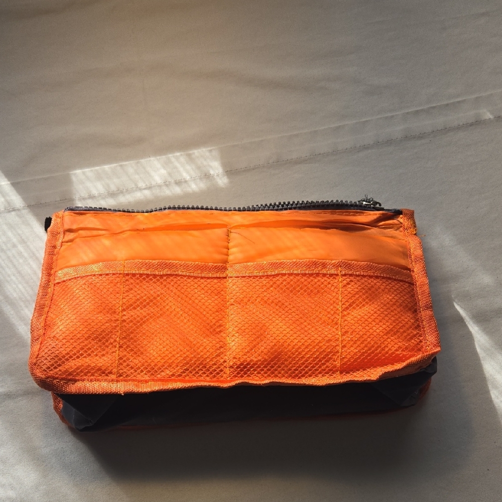 Orange Travel Organizer Bag